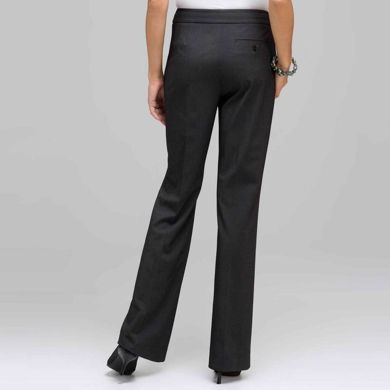 Bootleg Trouser, Black & Sugar, large image number 1